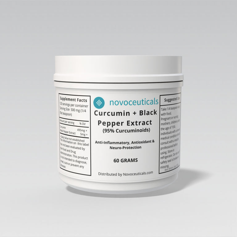 Curcumin + Black Pepper Extract ( 95% Curcuminoids)