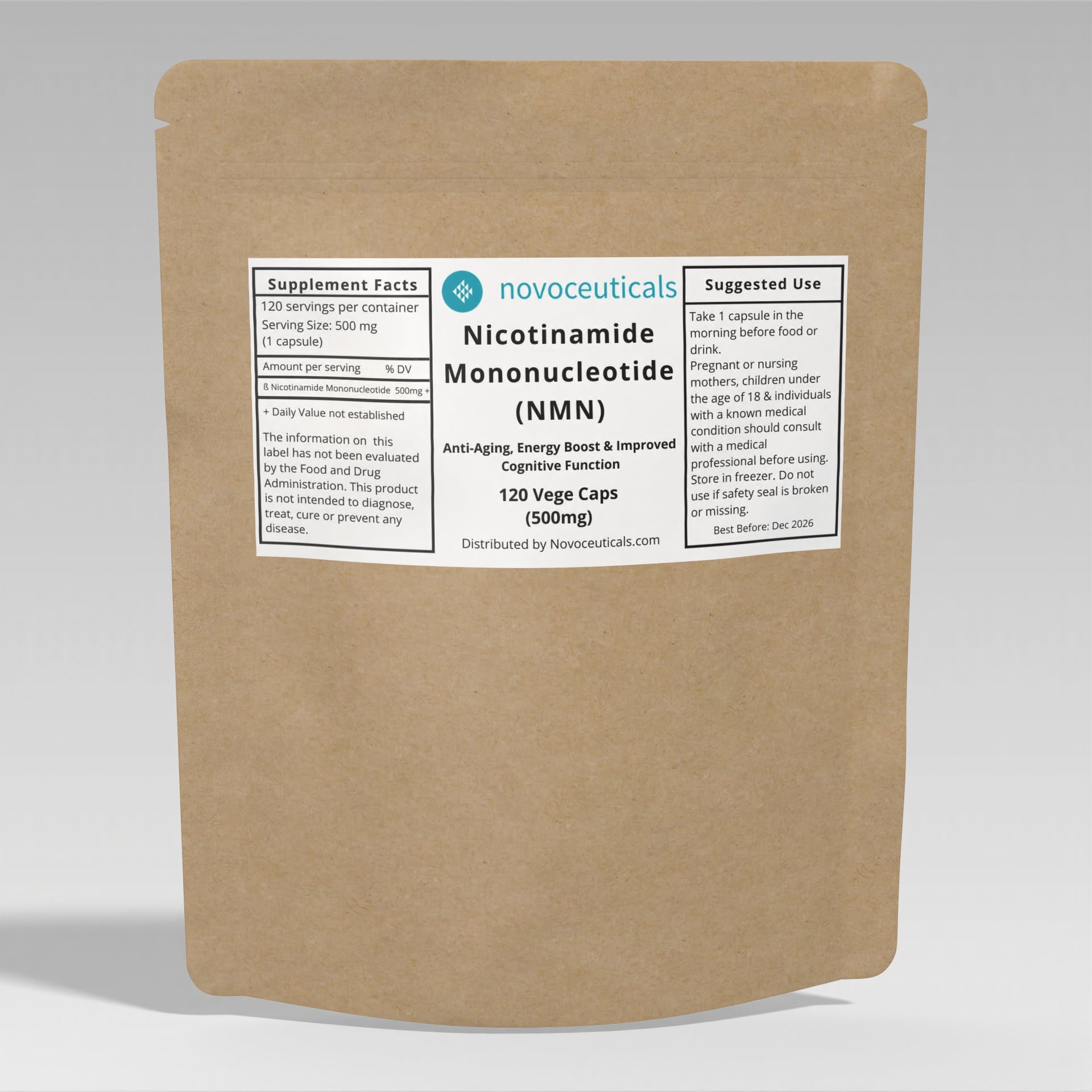 Pharma Grade NMN Pure Powder & Capsules