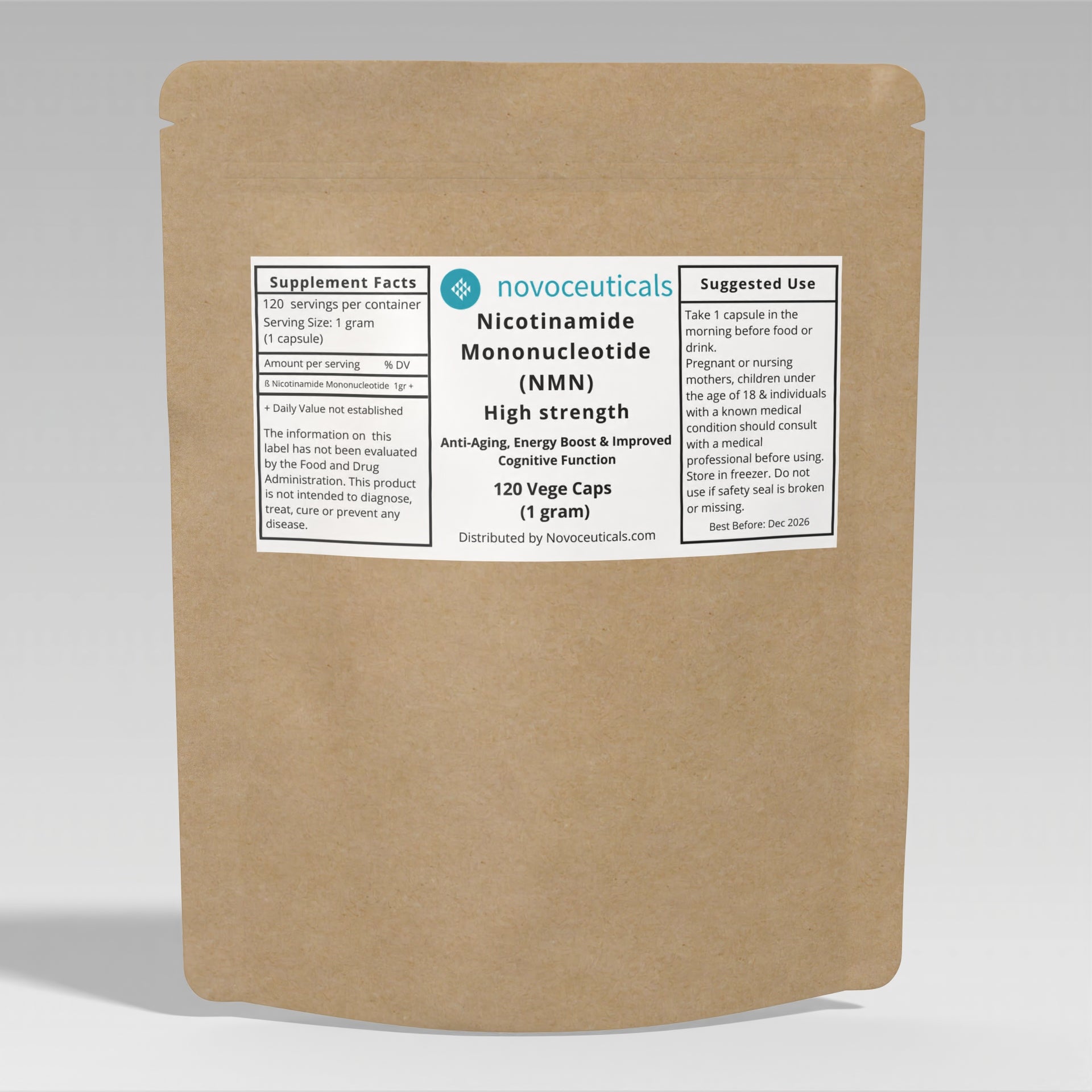 Pharma Grade NMN Pure Powder & Capsules