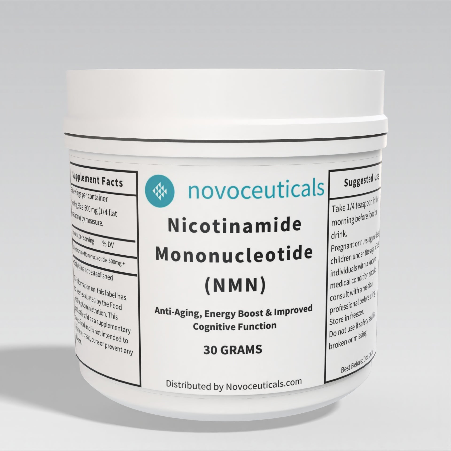 Pharma Grade NMN Pure Powder & Capsules