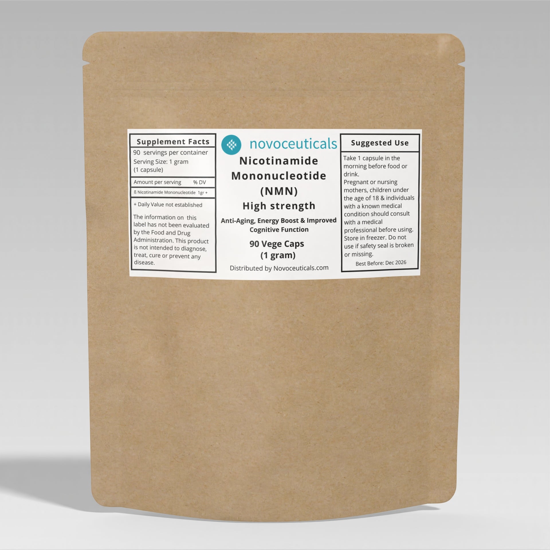 Pharma Grade NMN Pure Powder & Capsules