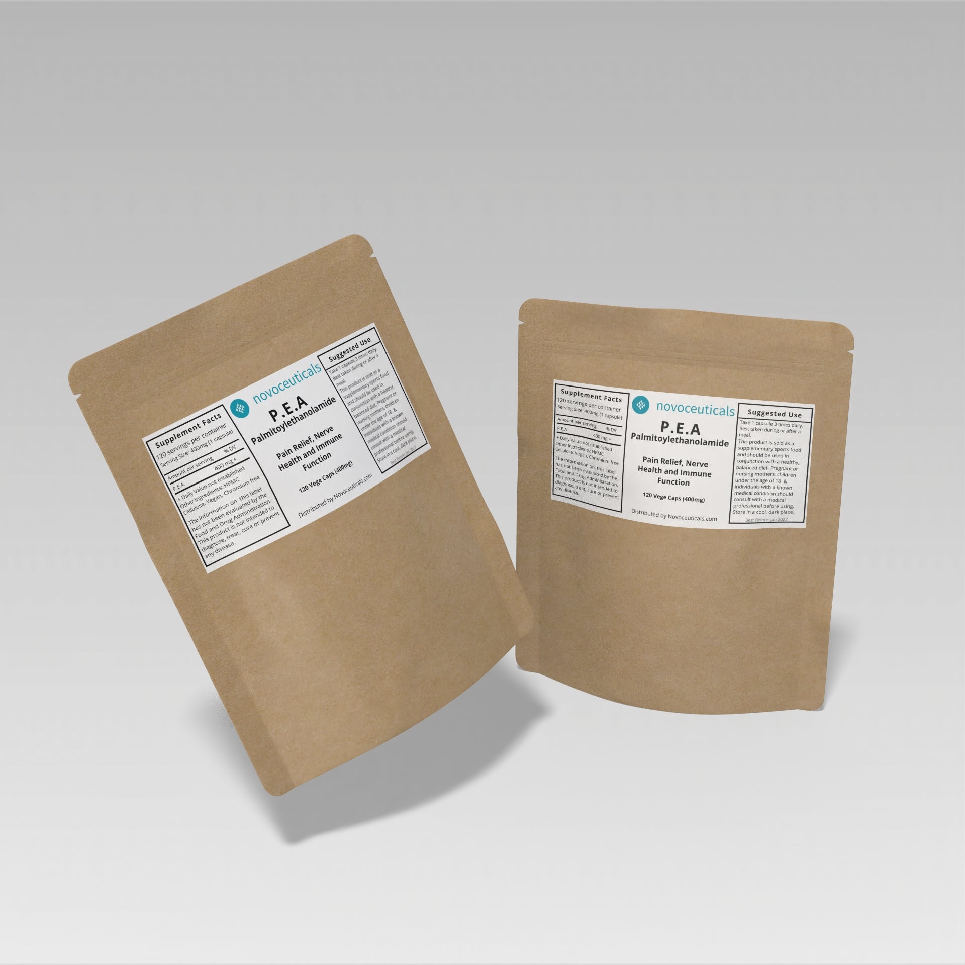 Palmitoylethanolamide (PEA) Capsules or Cream