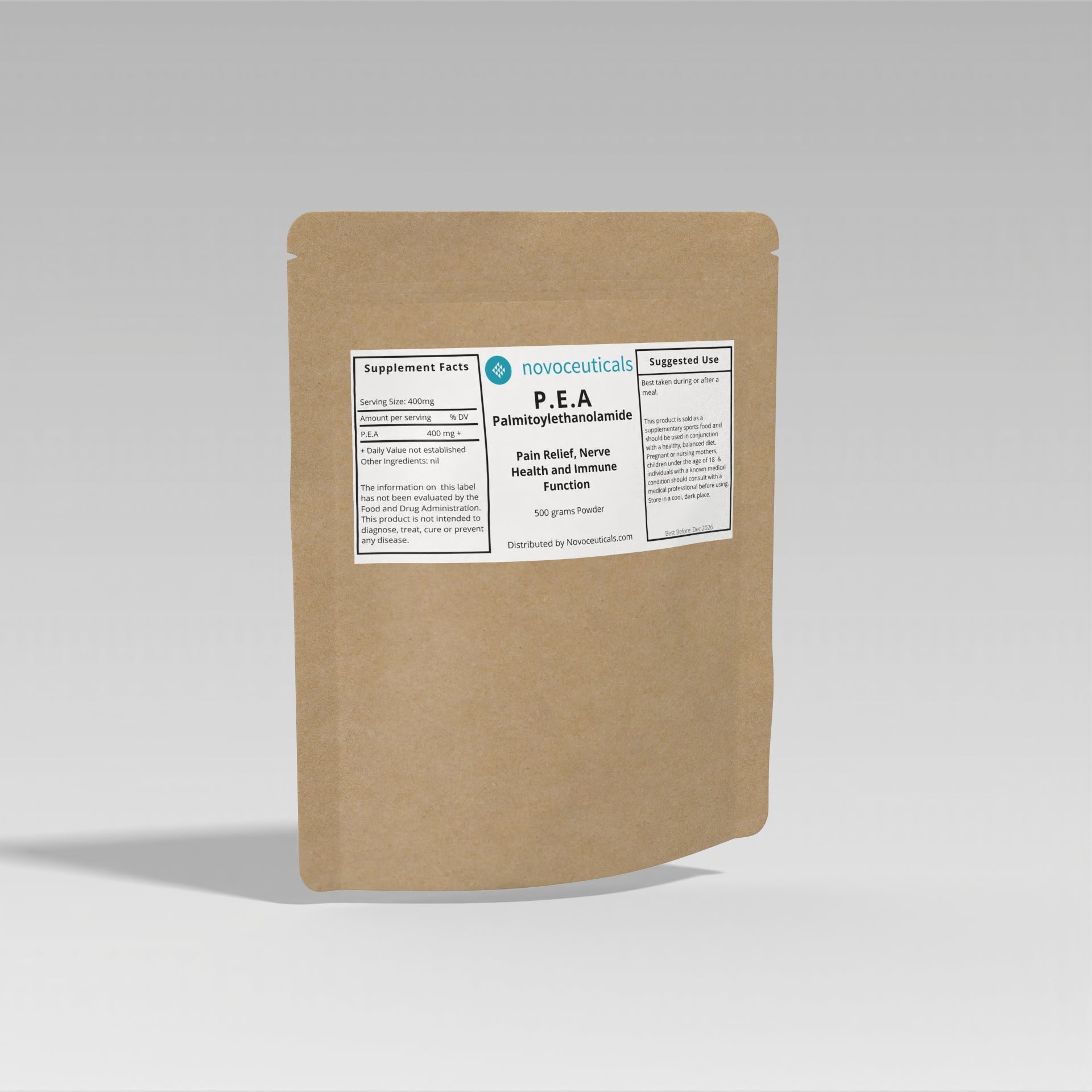 Palmitoylethanolamide (PEA) Capsules or Cream