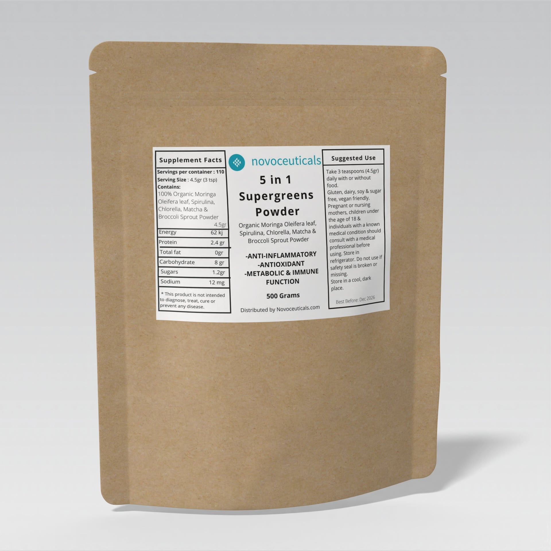 Organic Super Greens Powder