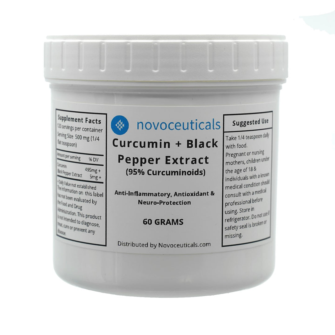 Curcumin + Black Pepper Extract ( 95% Curcuminoids)